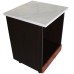 Corp pentru cuptor incorporabil cu sertar Zebra, wenge/MDF Cedru, cu blat Travertin, 60 x 85 x 60 cm